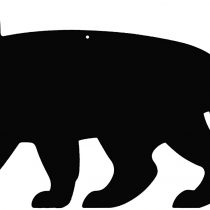 Medipaq BLACK METAL GARDEN CAT SCARER WITH MARBLE EYES - CAT DETERRENT – CAT REPELLER – Cat Repellant Garden – Cat Repellent