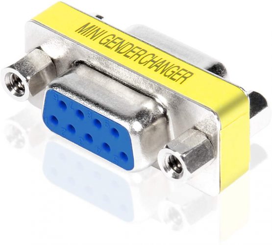 DriverGenius DB9 Serial RS232 COM Gender Changer for USB to RS232 / USB to Serial Cable Adapter (DB9 Female to Female Connector) - Image 2