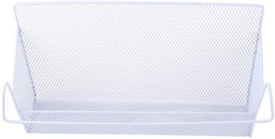 SUMNACON Bedside Hanging Storage Baskets Dormitory Bed Organiser Caddy Desktop Storage Rack for Home Office School Dorm Room Bunk Bed (White) - Image 4