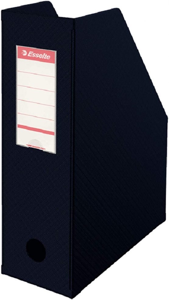 Esselte VIVIDA Magazine File A4 Cardboard Black B100 mm