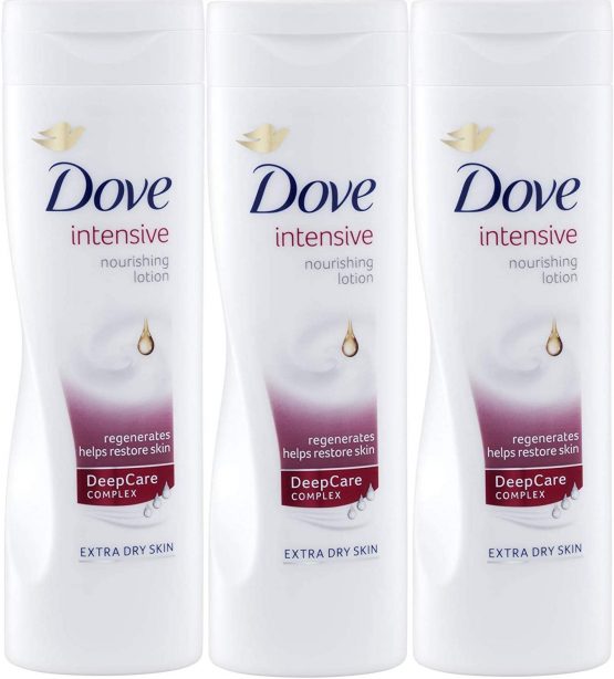 Dove Intense Nourishment Body Lotion 250ml, Pack of 3