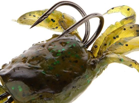 Soft Fishing Lure with Fishing Hook Artificial Bait Crab (Green) - Image 3