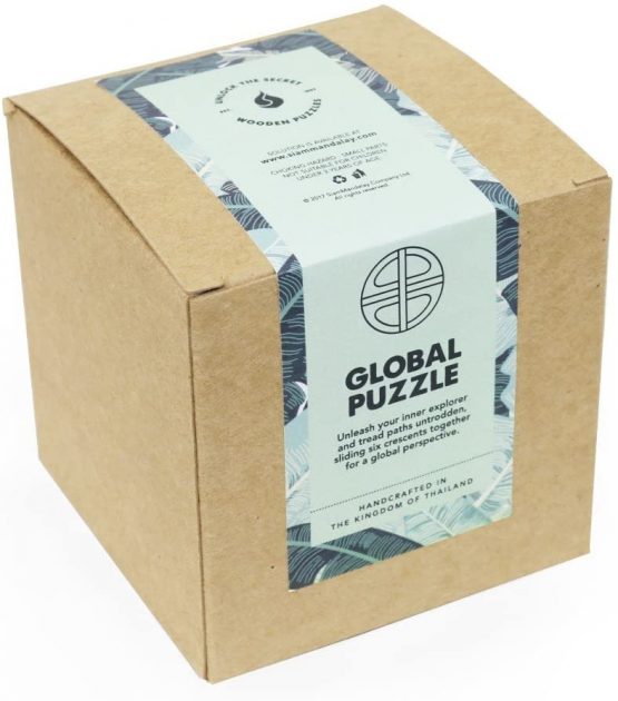 SiamMandalay Global Puzzle: Handmade & Organic Wooden Puzzle for Adults from with Free SM Gift Box(Pictured) - Image 3