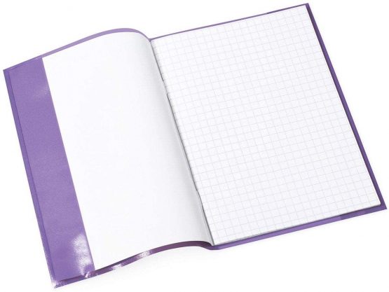 Landre 100420091 Protective Notebook Cover for DIN A5 Flexible Clean. Pack of 25 Transparent Book Cover for DIN A5 Violet-Transparent - Image 3