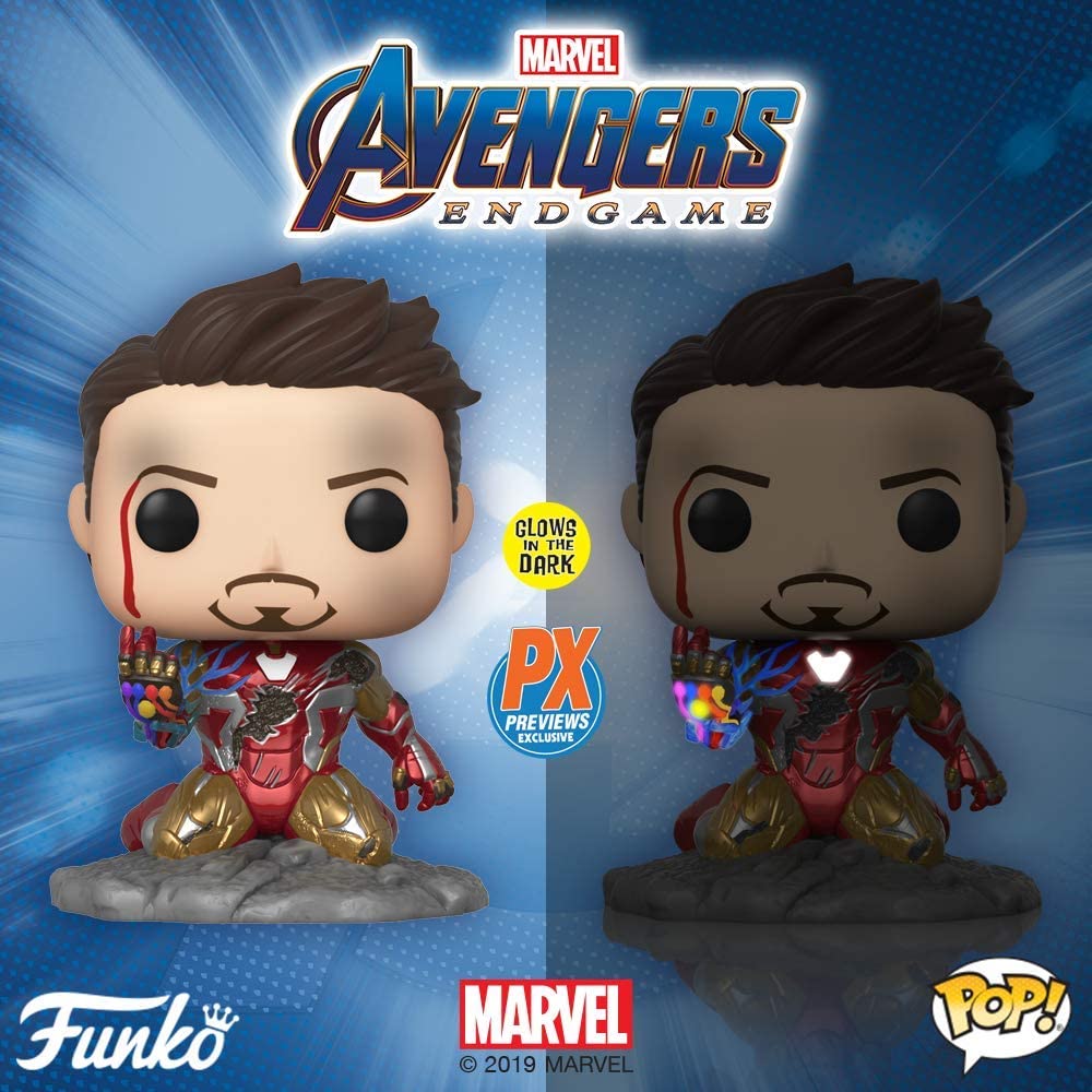 Funko POP! Marvel: Marvel Avengers Endgame, I Am Iron Man, Metallic, Glow In the Dark, Collectable Vinyl Figure, Gift Idea - Image 3