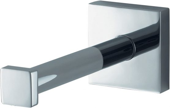 Haceka Mezzo 1113589 Stainless Steel and Zinc Alloy Spare Toilet Roll Holder, Silver
