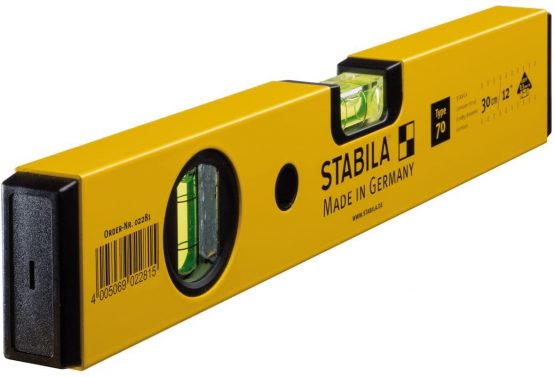STABILA Measuring Tools 02281 Bubble Level 30 cm Type 70