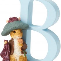 Beatrix Potter A4994 Alphabet Letter B Benjamin Bunny Figurine
