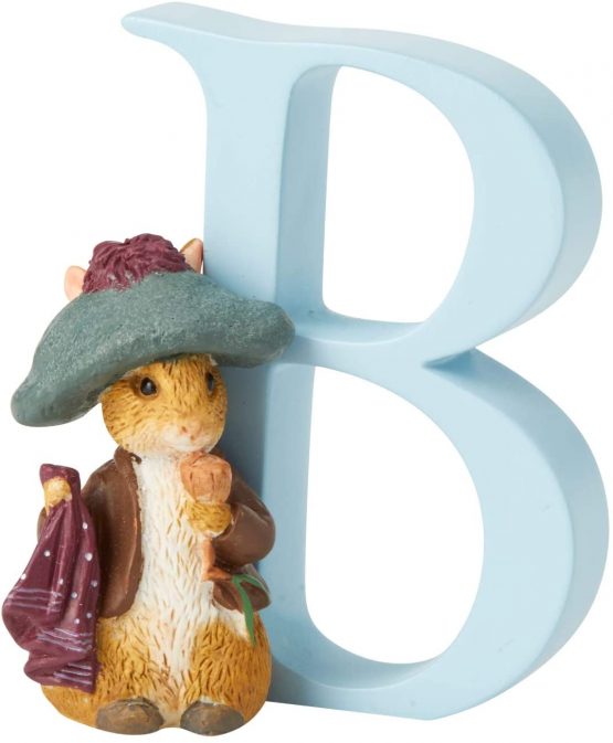Beatrix Potter A4994 Alphabet Letter B Benjamin Bunny Figurine