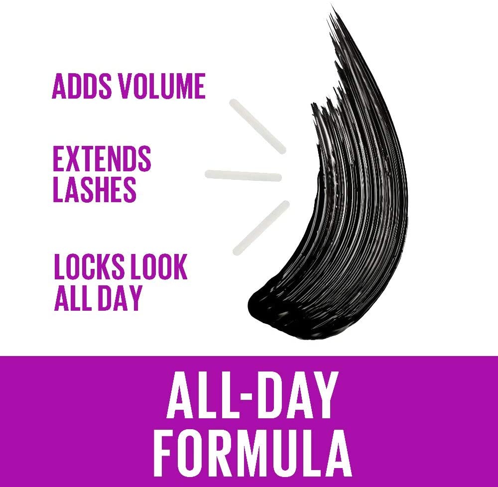 Maybelline New York False Lash Effect Mascara, The Falsies Lash Lift, Colour: Black, 9.6 ml, 9.6 ml (Pack of 1) - Image 3