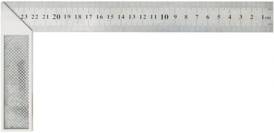 KS Tools 300.0220 Cabinetmakers square with aluminium stock, 250mm