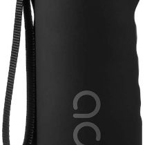 ADORIC Sports Water Bottle, BPA Free Tritan Non-Toxic Plastic Sport Water Cup, Durable Leak Proof Water Bottle with Filter, Flip Top, Black-1000ml