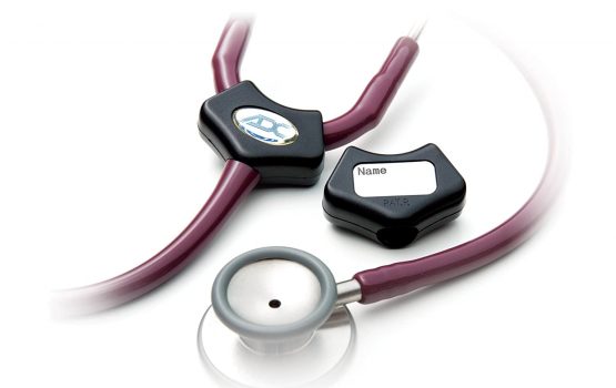 ADC 614G Platinum Ad scope Lite 614 Lightweight Paediatric Stethoscope with Tuneable AFD Technology, 30.5" Length, Grey - Image 2