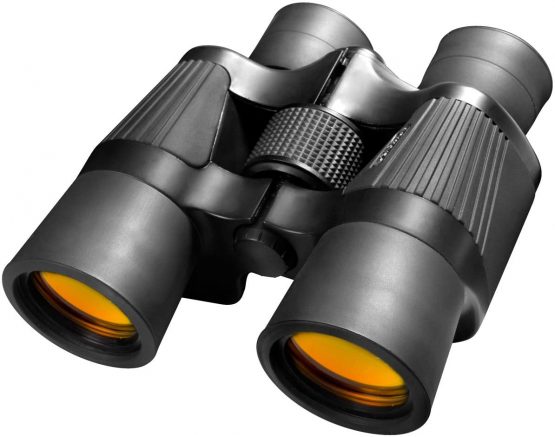 Barska X Trail Reverse Porro 8 x 42 Binoculars - Black Porro Prism Binoculars Variety Magnifications Coated Optics Wide Angle Large Objective Lenses Rubber Armor Non Slip Grip Carry Case Neckstrap