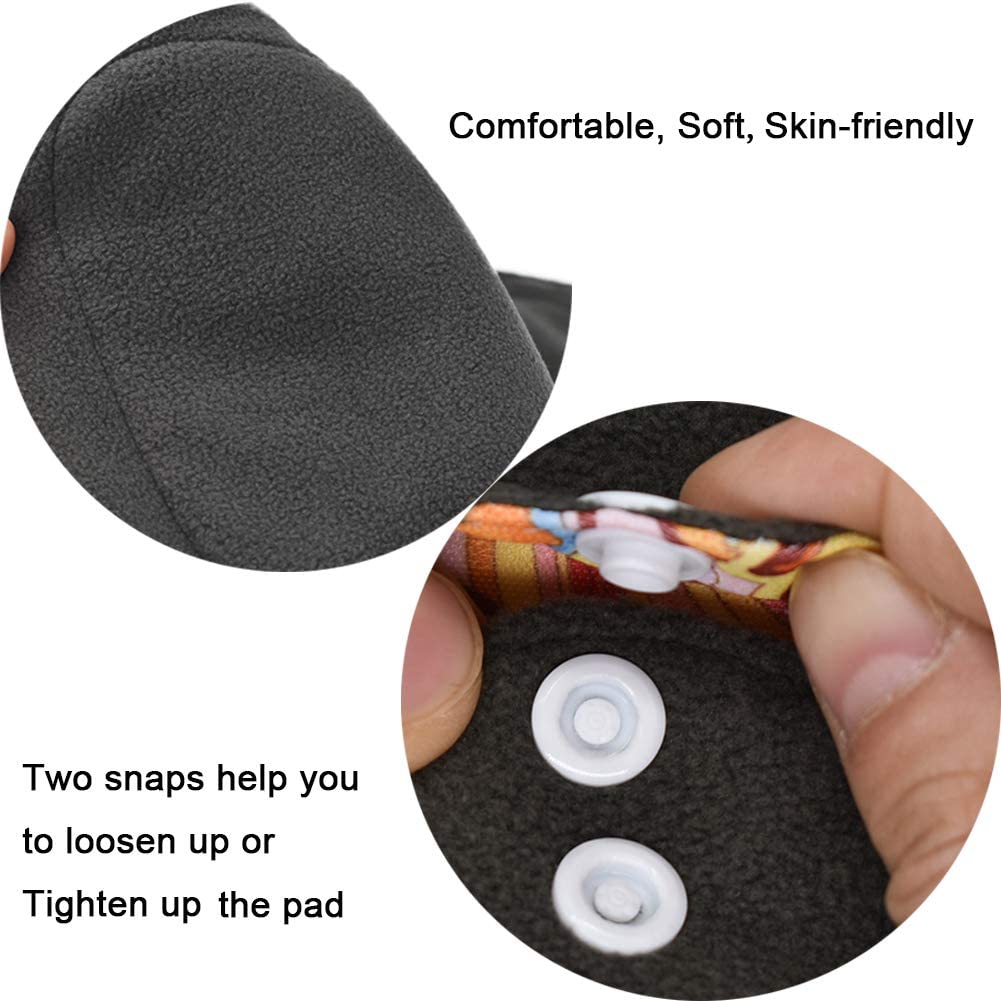 RZJZGZ (5 Pcs 35cm) Extra Long Sanitary Pads for Day and Heavy Flow Menstrual Pads Reusable Washable Sanitary Towels Pads Charcoal Bamboo Cloth Napkins Postpartum Nursing Pads with Mini Carry Bag Set - Image 4