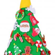 SUPVOX DIY Felt Tree with 29PCS Ornaments Kids Handmade Xmas Education Toy for Home Party Decor