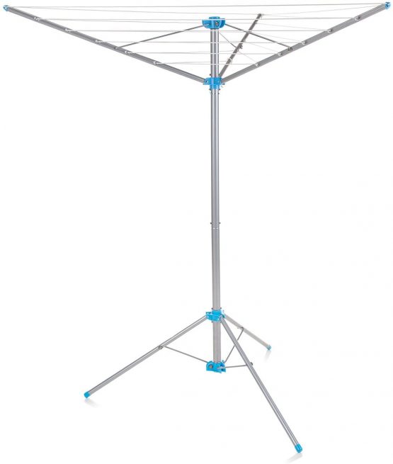 Minky IH87701102 Freestanding Indoor/Outdoor Airer with 15 m Drying Space, Metal, Silver