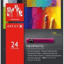 Caran D'Ache Neopastel artists quality colouring oil pastels tin set of 24 assorted colours