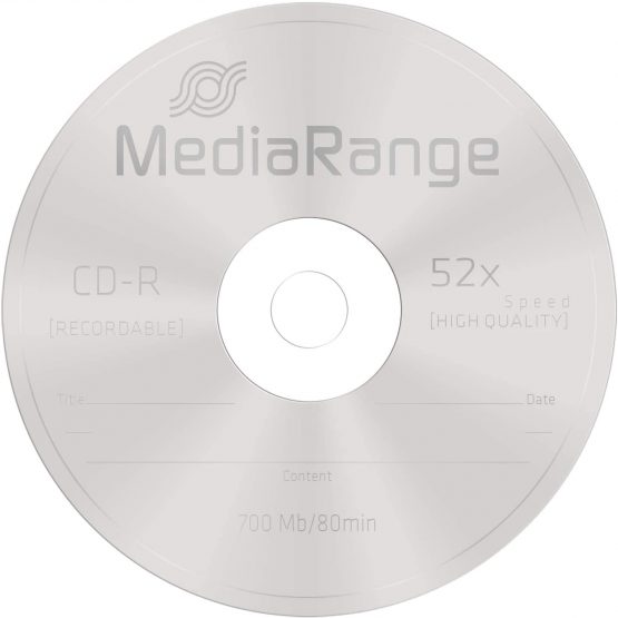 MediaRange MR204 CDR80 700MB 52x (100) Cake Box UV-resistant - Image 2