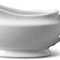 WM Bartleet & Sons 1750 T404 Traditional Porcelain Gravy and Sauce Boat 114ml, White