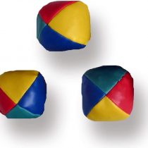 Set of 3 Circus Clown Coloured Juggling Balls Learn to Juggle Toy Game