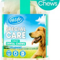 HiLife Special Care Daily Dental Dog Chews Spearmint '3 x Jars - Total 36 Chews'
