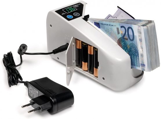 Safescan 2000 Portable Banknote Counting Machine - Grey - Image 3