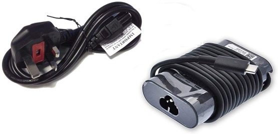 Genuine Dell 4RYWW Latitude 3390 5175 5179 5285 5289 7212 7275 7285 7289 7389 7390, XPS 12 9250, XPS 13 9365, 9370, Chromebook 5190 USB-C 45W AC Power Adapter Charger 492-BBUS LA45NM150 HDCY5 4RYWW