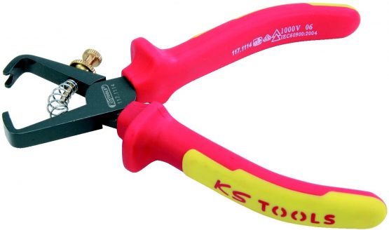 KS Tools 117.1114 ERGOTORQUE VDE wire stripper, 160mm
