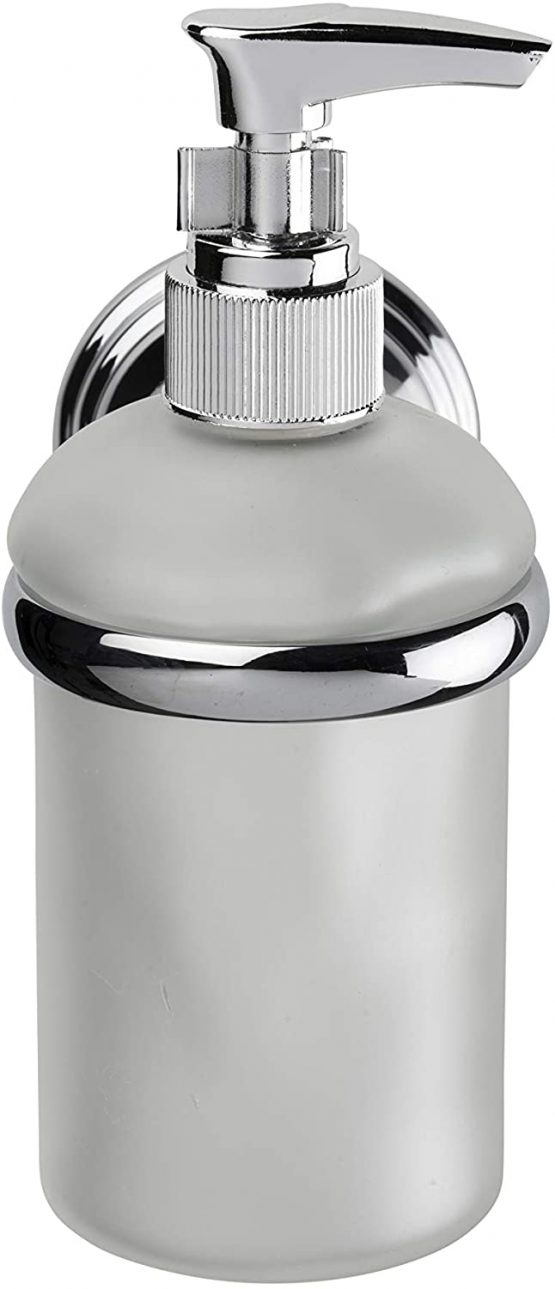 Croydex Westminster Soap Dispenser - Chrome & Glass - Image 2