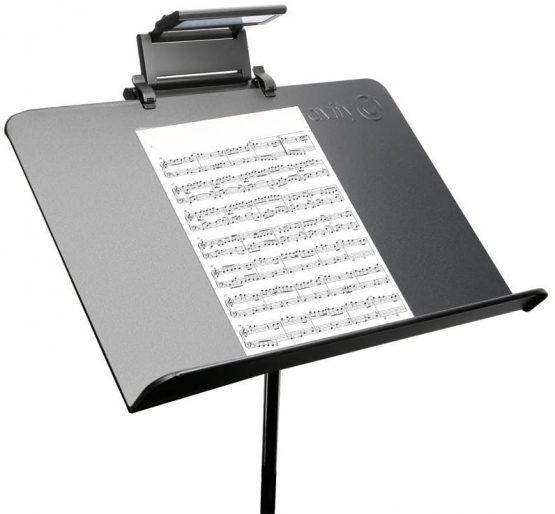ah Stands SLED24PRO LED Music Stand Light Black