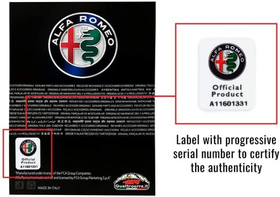 Alfa Romeo 21823 Sticker Patch Logo, 75 mm - Image 3