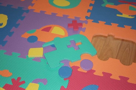 TLCmat Soft Foam Play Mat - EN71 Safety Approved Non-Toxic, Odorless, Use for Indoor and Outdoor (Geometric 10pcs Pack) - Image 2