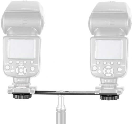 Neewer 8″/20.3cm Dual Camera Mount Tripod Bracket for 3D Stereo Stereoscopic Photography - Image 3
