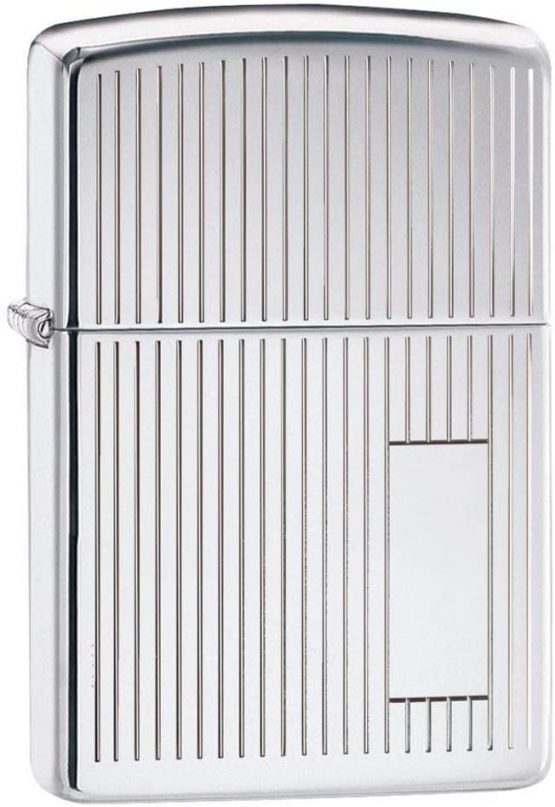 Zippo Windproof Lighter, Metal Long Lasting Zippo Lighter, Best with Zippo Lighter Fluid, Refillable Lighter, Perfect for Cigarettes Cigar Candle Pocket Lighter Fire Starter, Chrome Designs