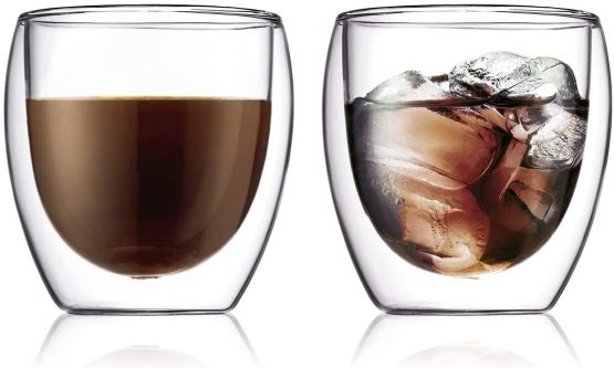 Bodum PAVINA Double Walled Thermo Glasses 0.25 L, 8 oz, 1 Pair
