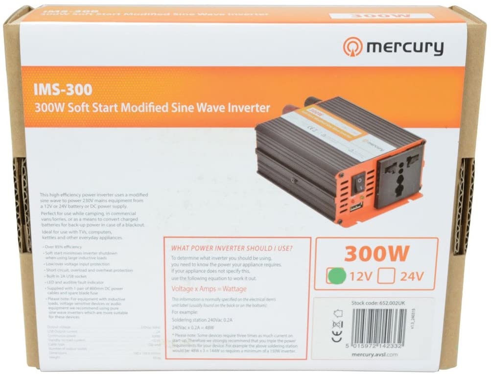 Mercury, Black/Orange, 12Vdc 150W - Image 2