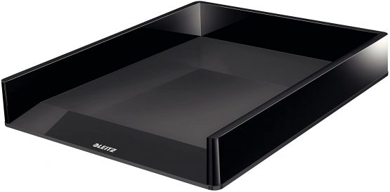 Leitz A4 Letter Tray, Black/Grey, Dual Colour Range, 53610095