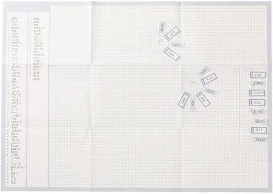 Busy B Wedding Seating Planner with Guest Stickers and Table Planners, Blue, One Size - Image 4