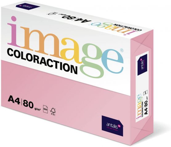 Image Coloraction Pale Pink (Tropic) A4 210x297mm 80gm2 fsc4 500sh/RM 5rm/BX