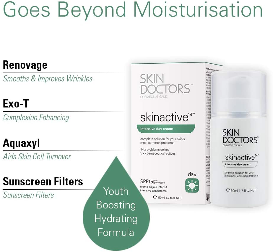 Skin Doctors Skinactive14 Intensive Day Cream 50ml, As Shown Picture, 50 ml (Pack of 1) - Image 3