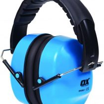 OX Tools OX-S248930 Folding Collapsible Ear Defenders, Blue