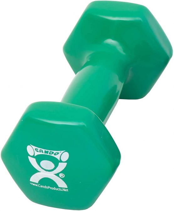 Vinyl Dumbbell - Cando® weight - 1.36 kg
