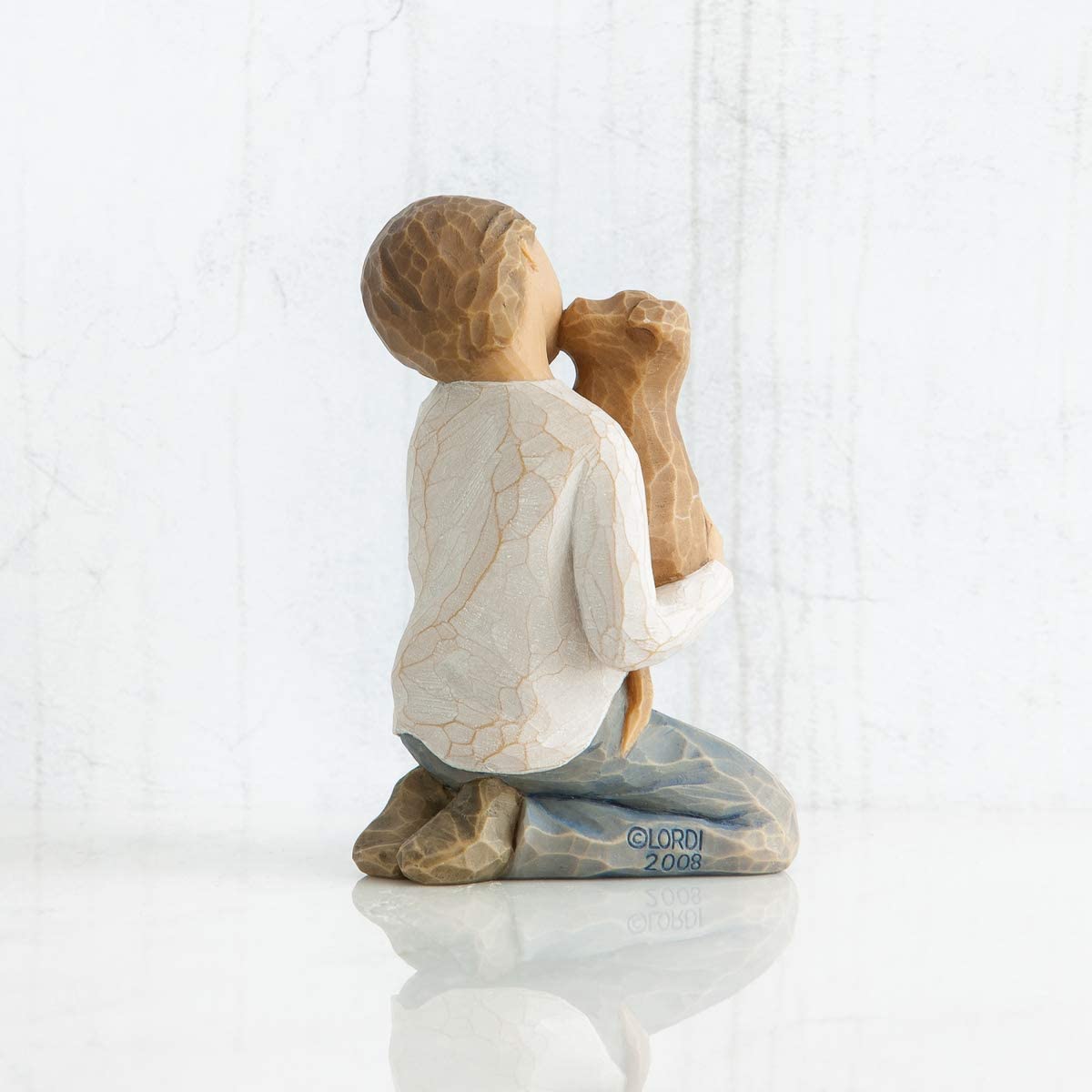 Willow Tree Kindness Boy Figurine, Brown, 3.2 x 3.2 - Image 3