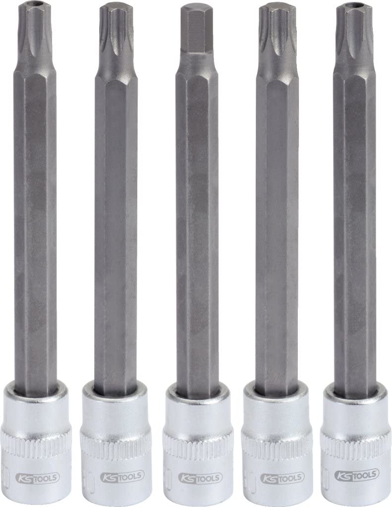 KS Tools 1/4-inch Airbag Bit Socket Set (5 Pieces), Variety pack