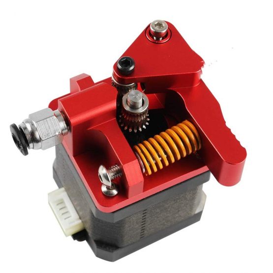3Dman Dual Gear Extruder, MK8 Extruder for Creality Ender 3 CR10 CR10 Pro CR10S Tornado Upgraded Aluminum Drive Feed
