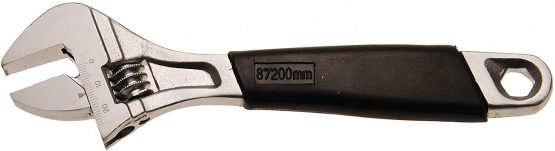 BGS 1441 | Adjustable Wrench with soft Rubber Handle | max. 25 mm