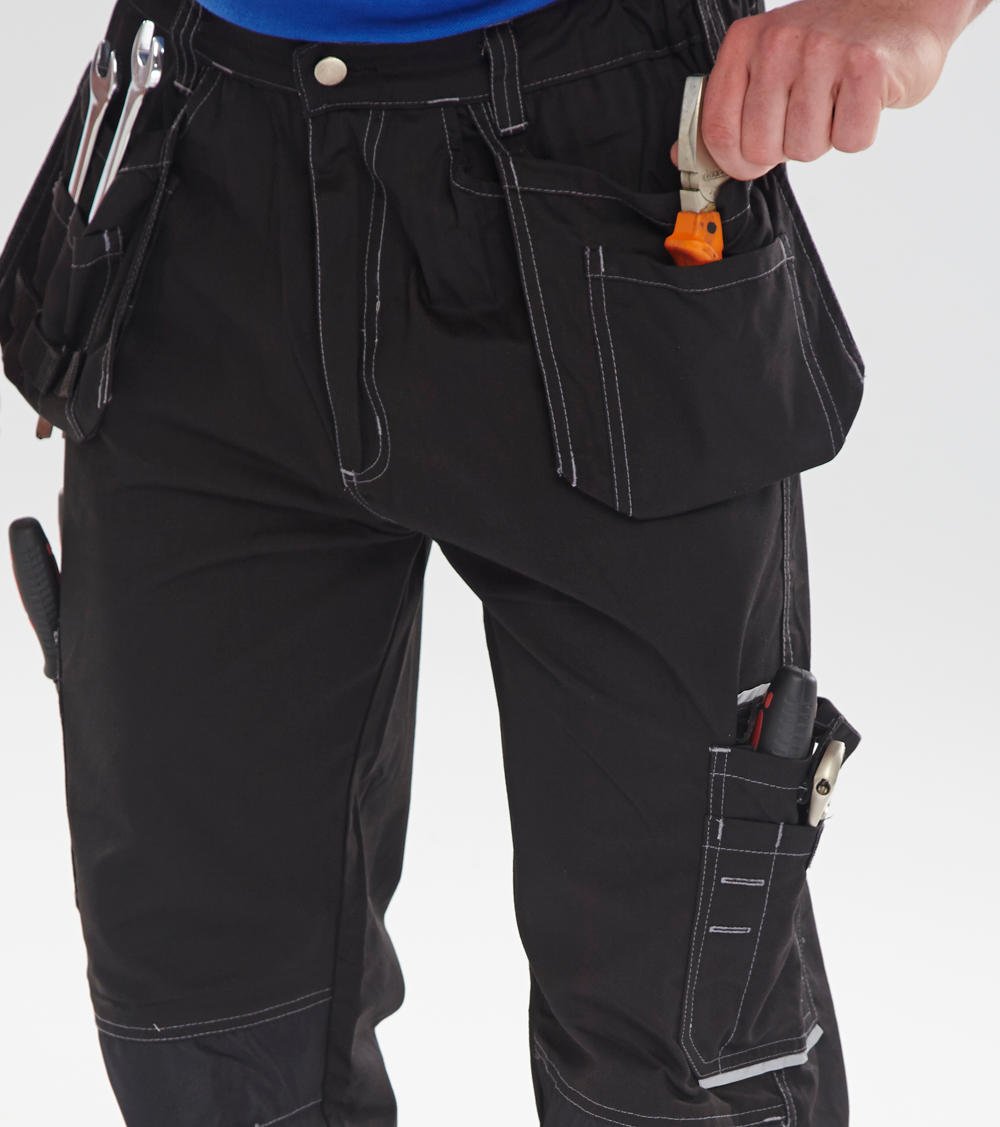 SHAWBURY MULTI PURPOSE TROUSER BLACK 30, 30" / 76cm - Image 3