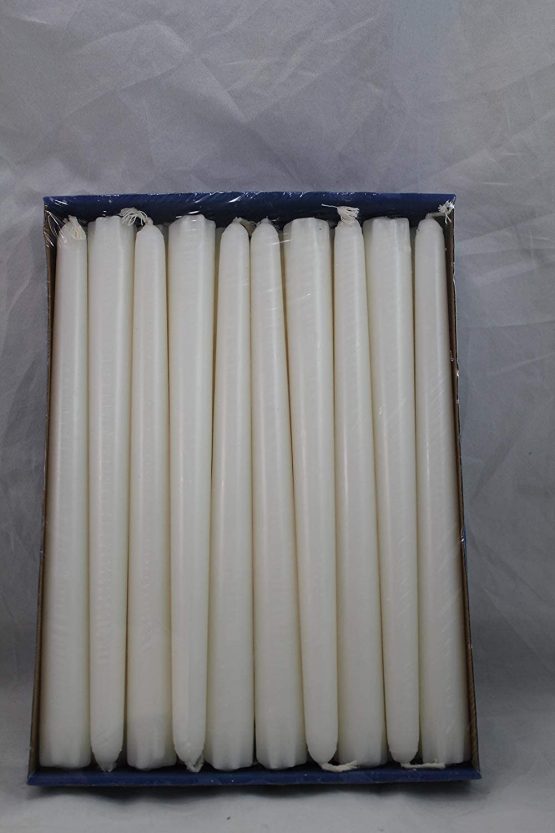 IKEA JUBLA - Unscented chandelier candle, white / 20 pack - 19 cm