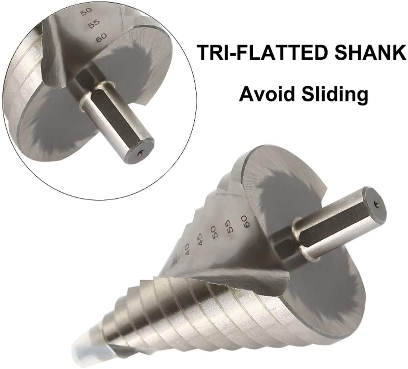 LESOLEIL 6-60mm Spiral Step Drill Bit - Image 4